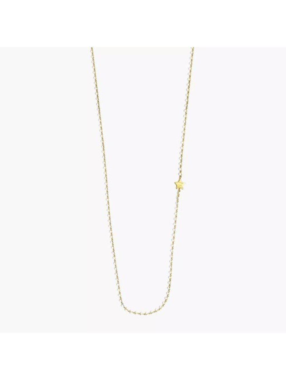 Madewell Enameled Chain Star Necklace